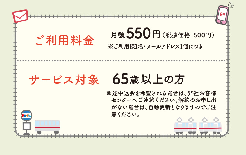 料金・サービス対象