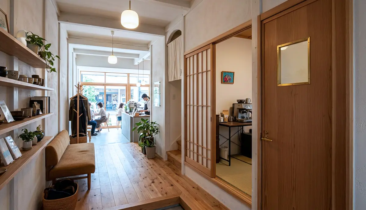 店舗兼住宅の映像記録